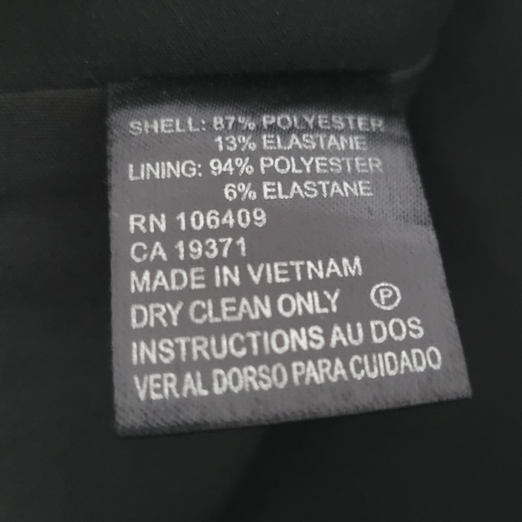 ANTONIO MELANI Black Zipper Pencil Skirt - Picture 3 of 5